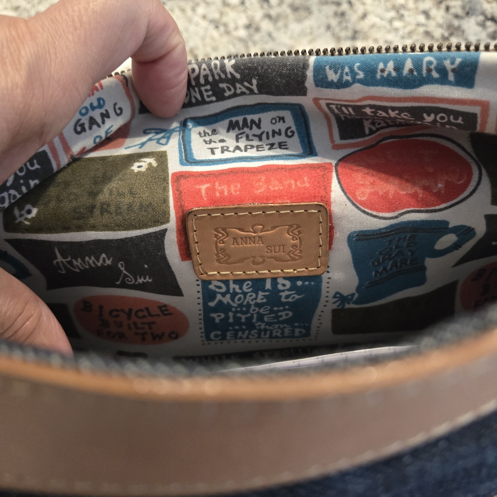 Anna Sui Graphic Print Laptop Bag